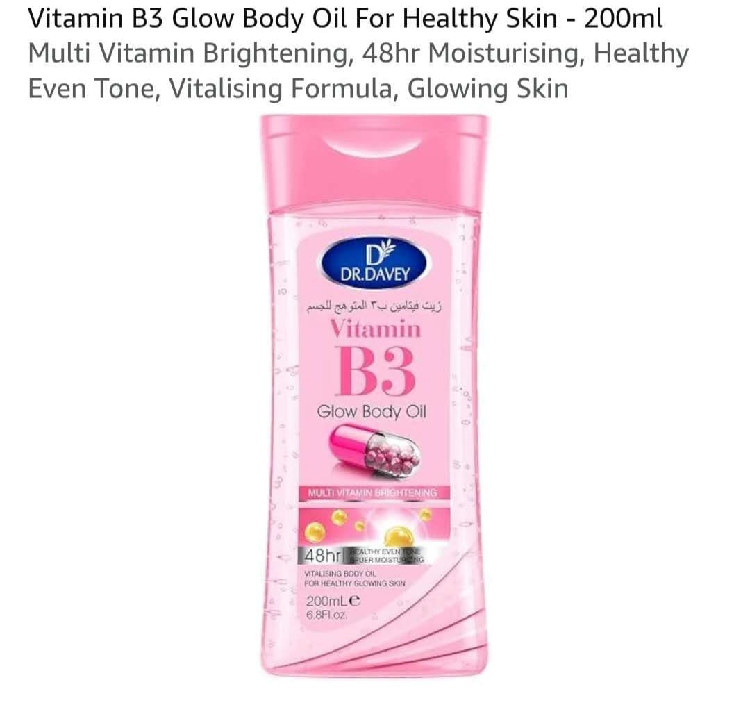 Dr. Davey Vitamin B3 Glow Body Oil - 200 ml