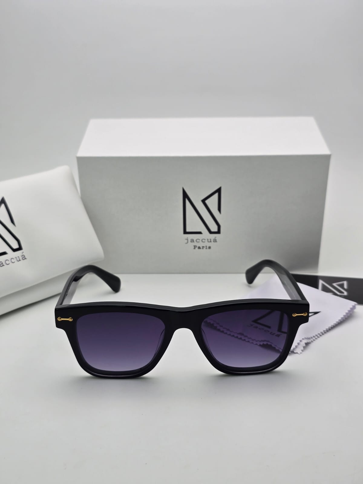 Purple Lens Angular Sunglasses