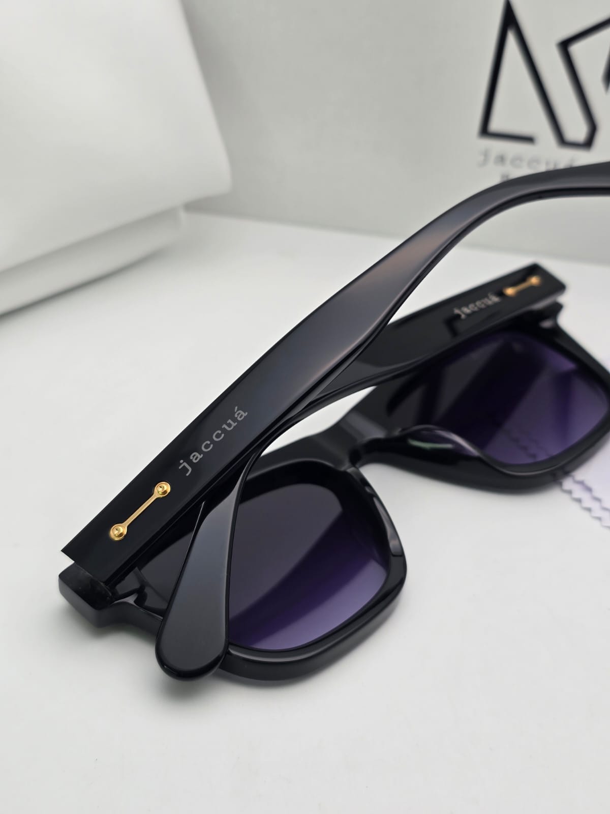 Purple Lens Angular Sunglasses